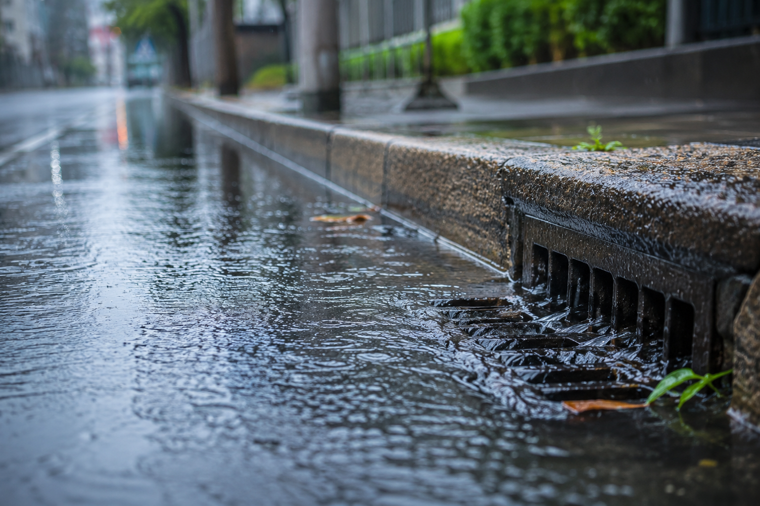 雨の日、流した水のその先を考えてみる